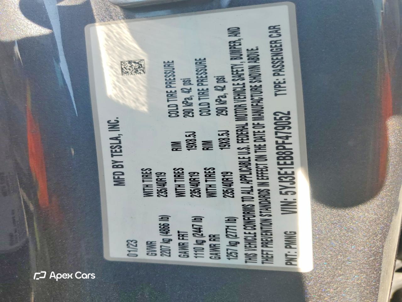 Tesla Model 3 2023