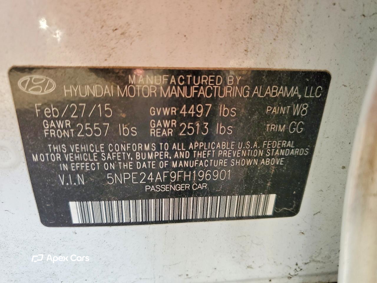 Hyundai Sonata 2015
