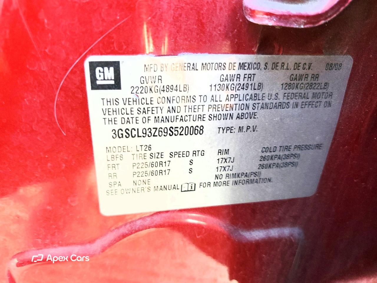Saturn VUE 2009