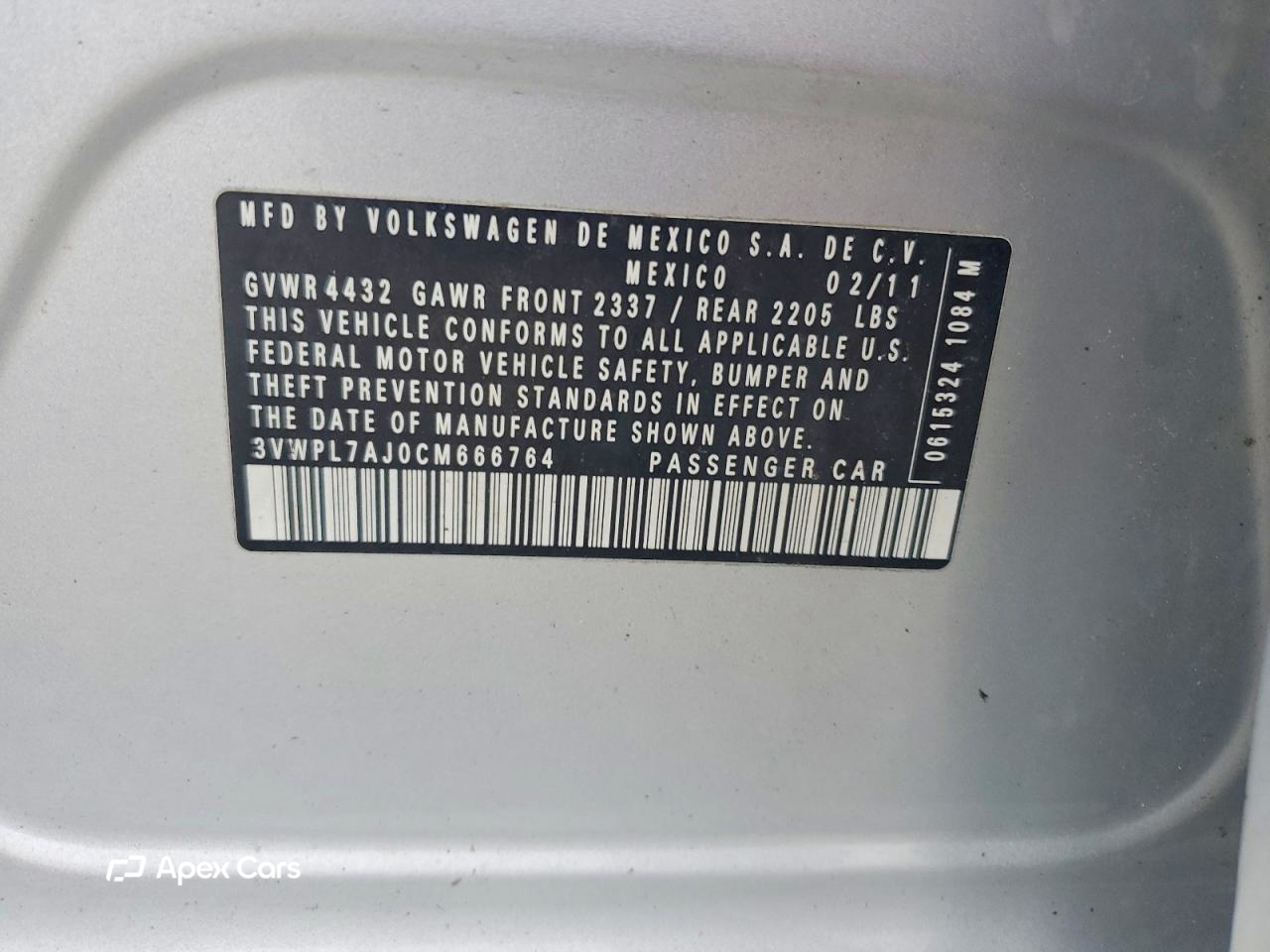 Volkswagen Jetta 2012