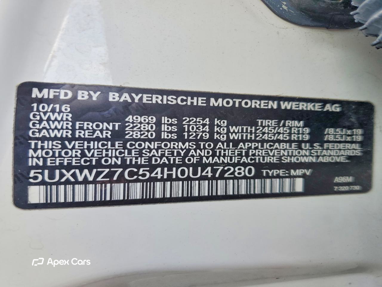 BMW X3 2017