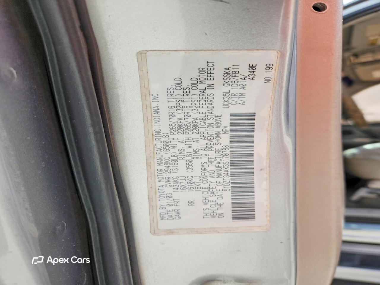 Toyota Sequoia 2003