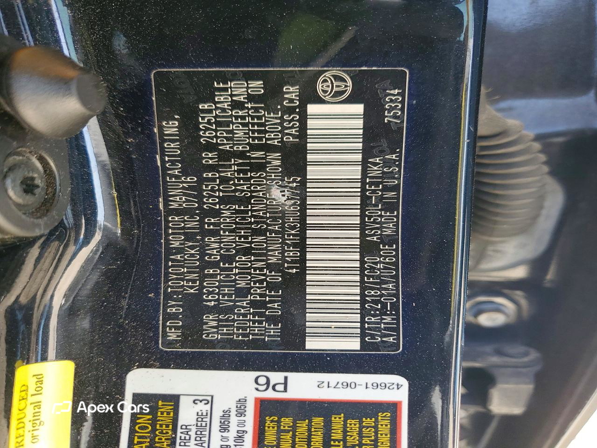 Toyota Camry 2017