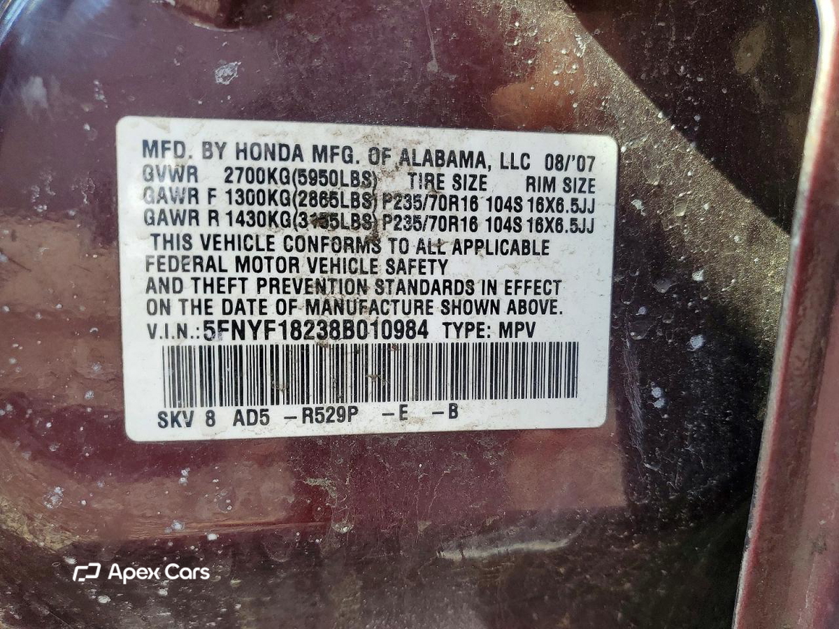 Honda Pilot 2008