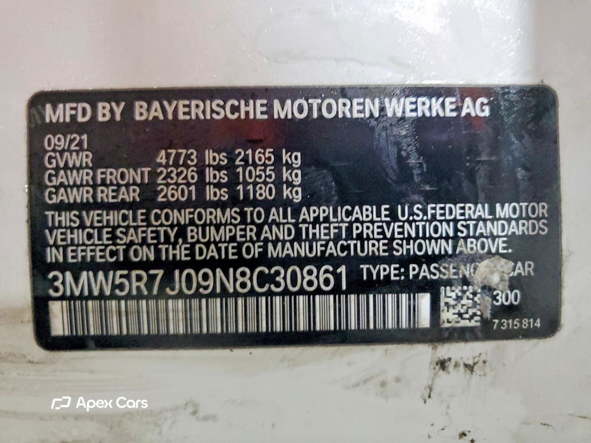 BMW Series 3 2022
