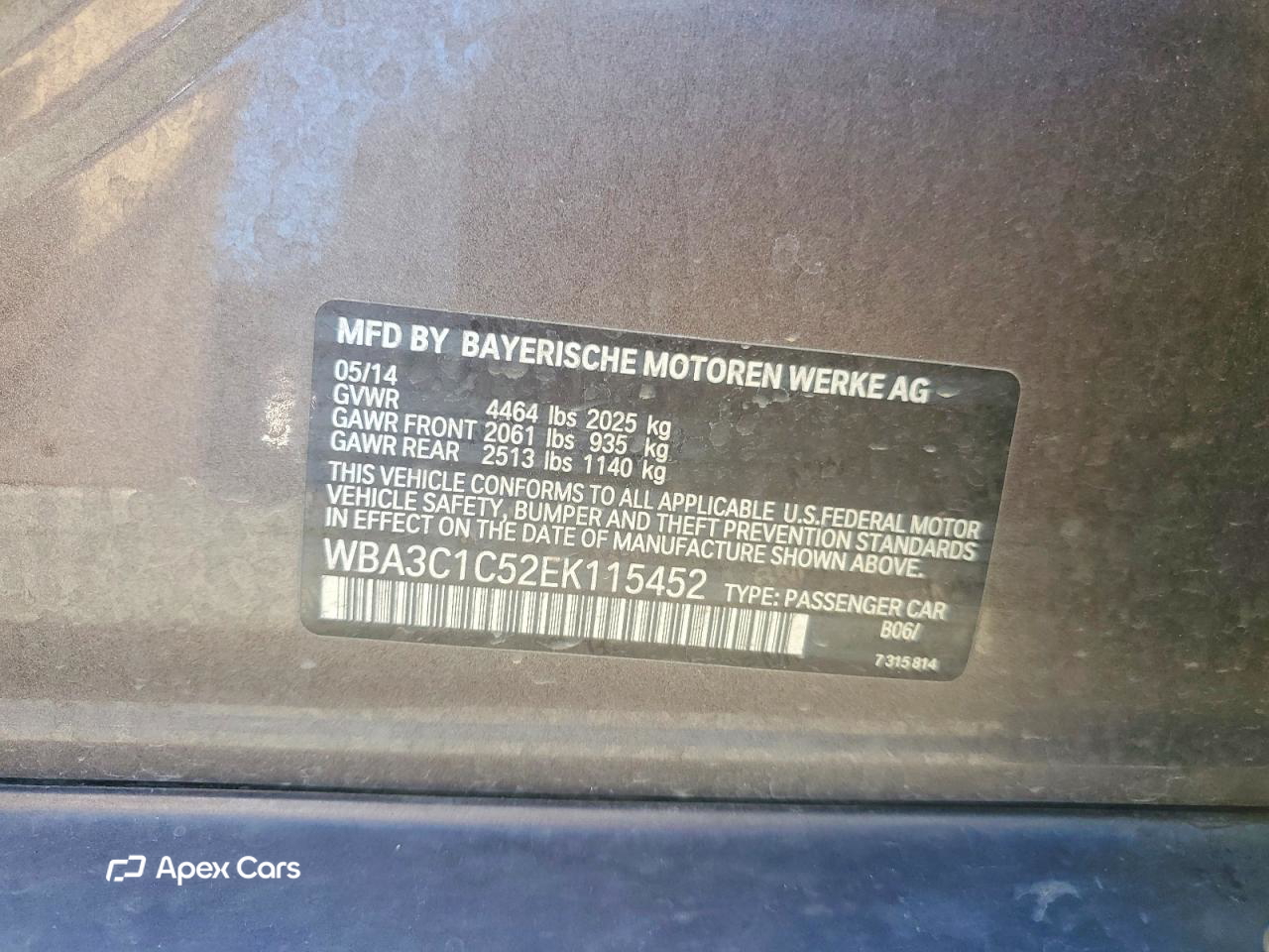 BMW Series 3 2014