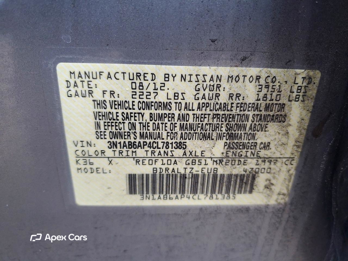 Nissan Sentra 2012
