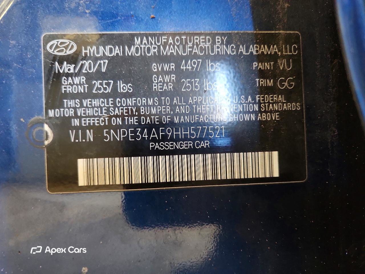 Hyundai Sonata 2017