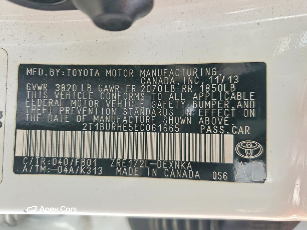 Toyota Corolla 2014