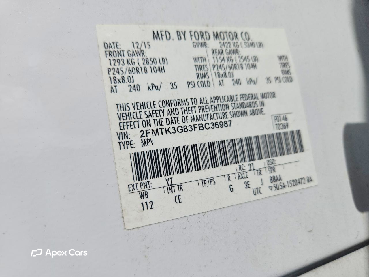 Ford Edge 2015