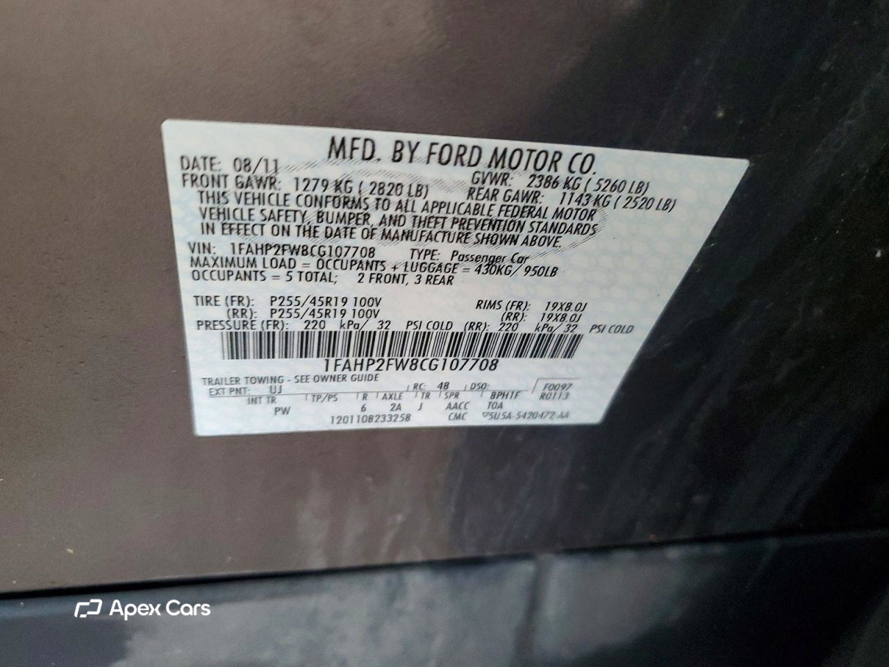 Ford Taurus 2012