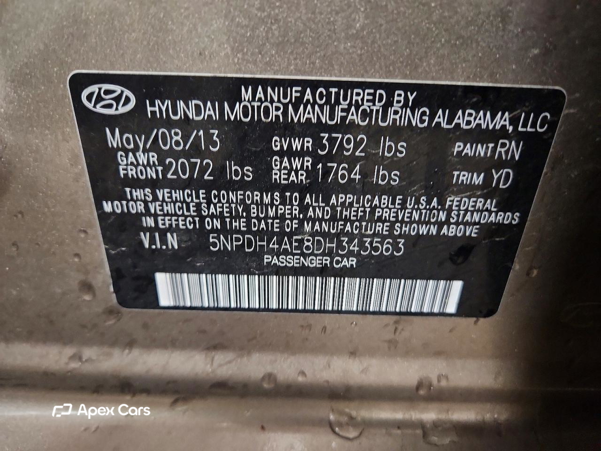 Hyundai Elantra 2013