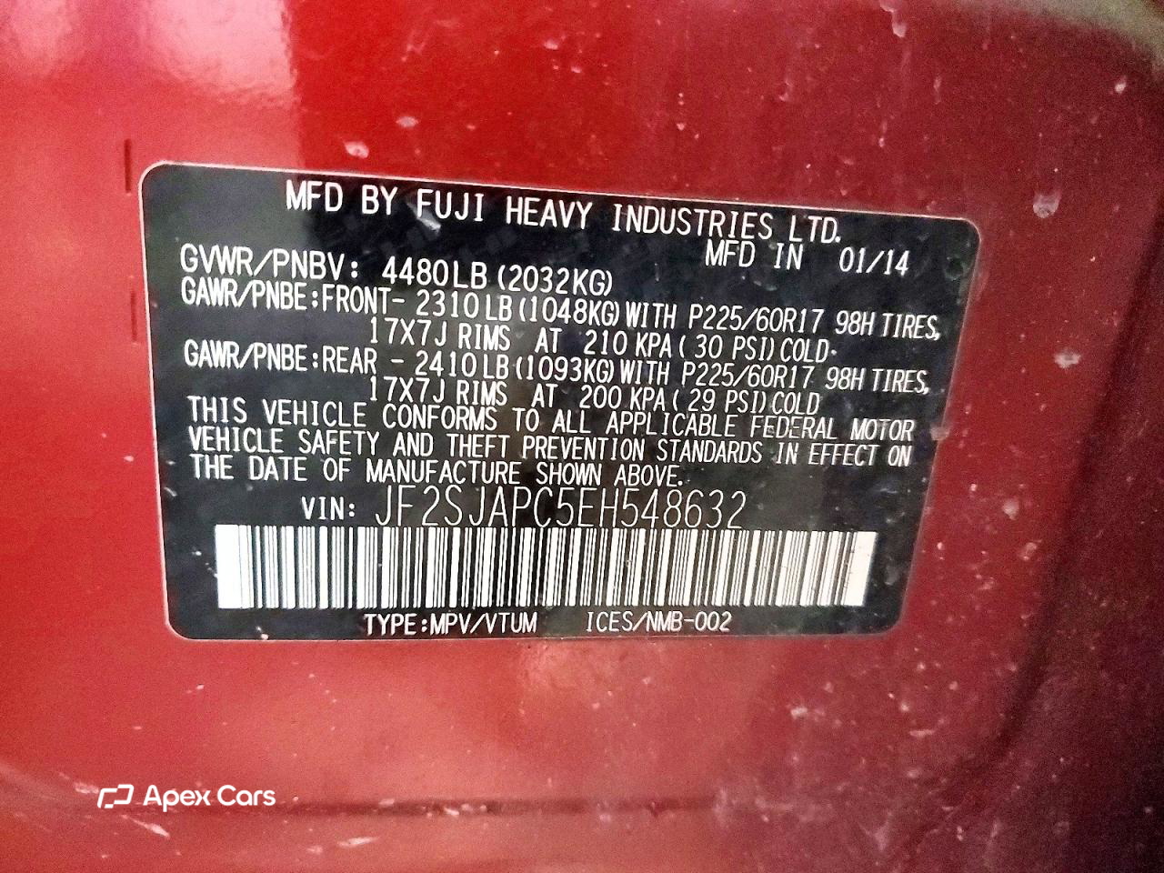 Subaru Forester 2014