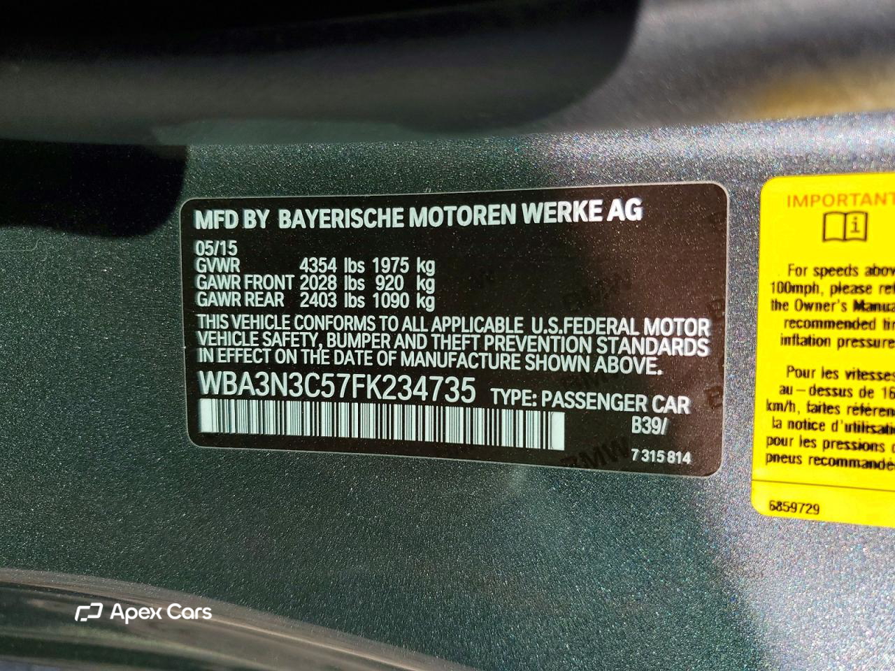 BMW Series 4 2015