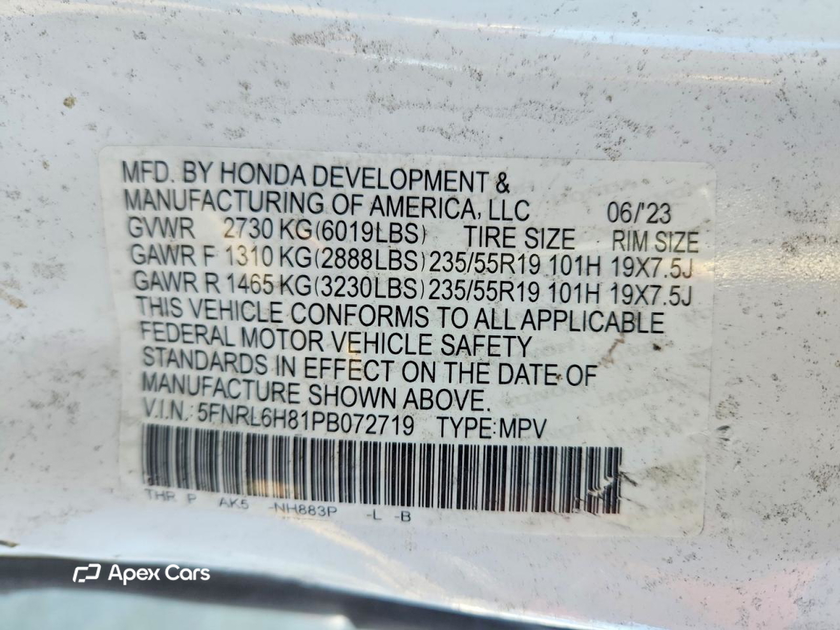 Honda Odyssey 2023