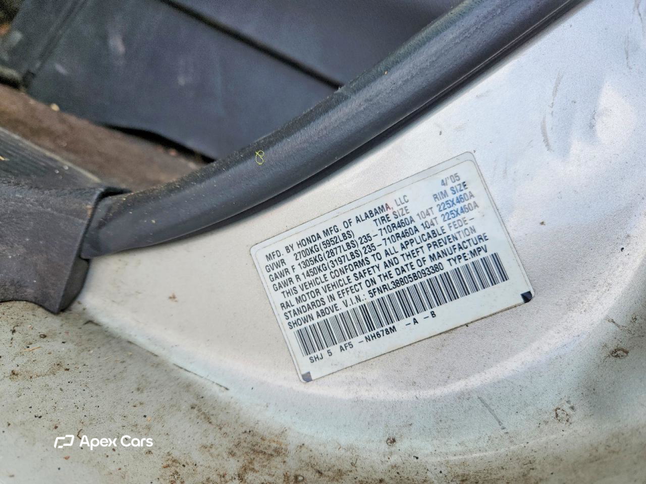 Honda Odyssey 2005