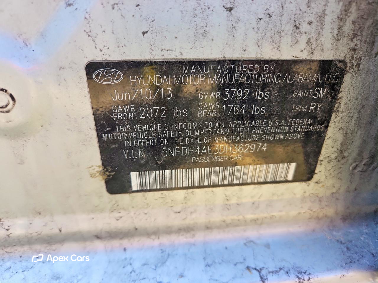 Hyundai Elantra 2013