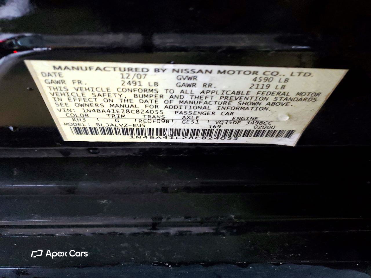 Nissan Maxima 2008