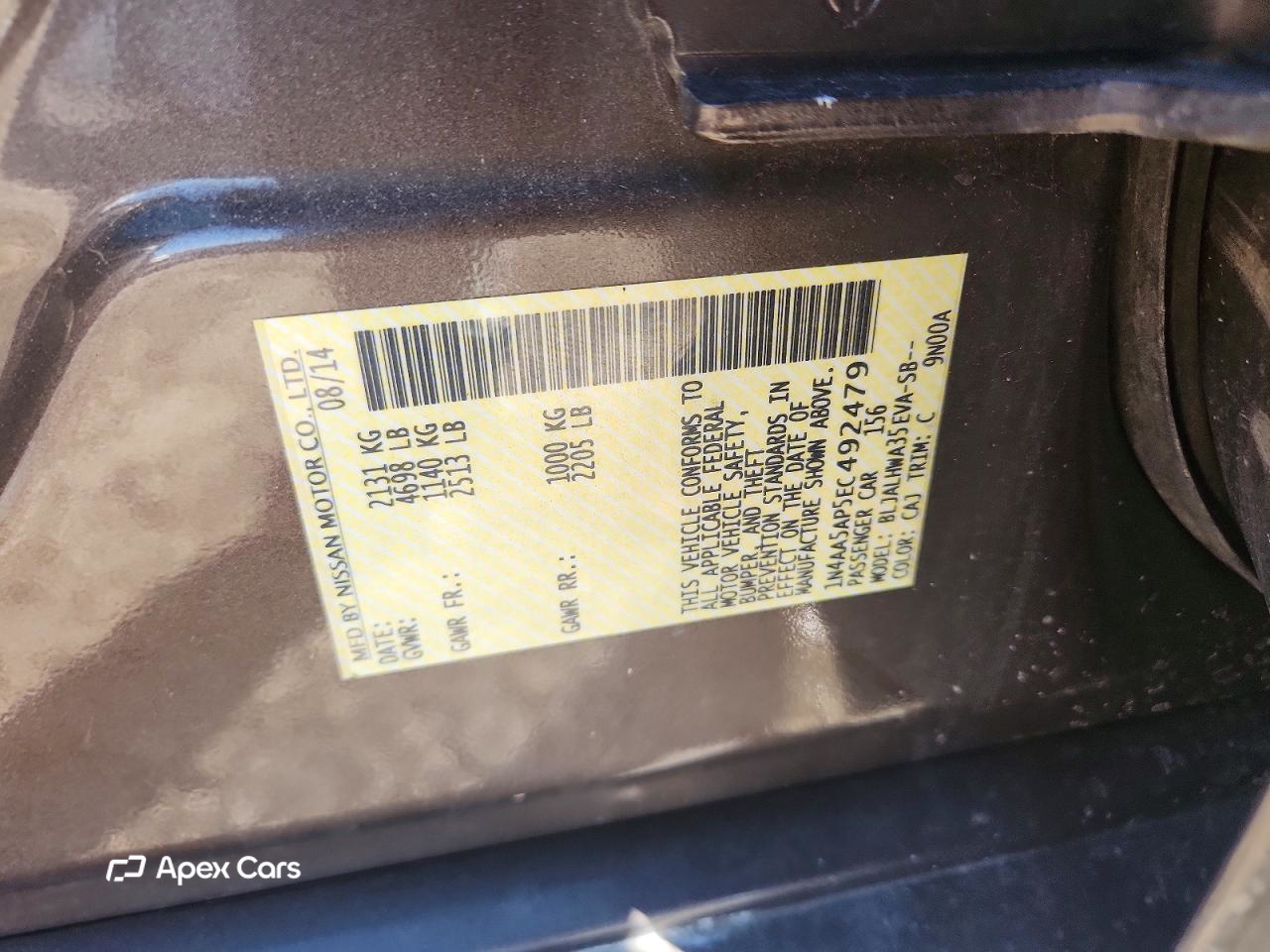 Nissan Maxima 2014