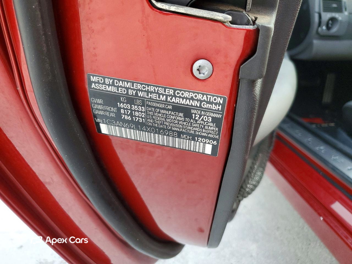 Chrysler Crossfire 2004