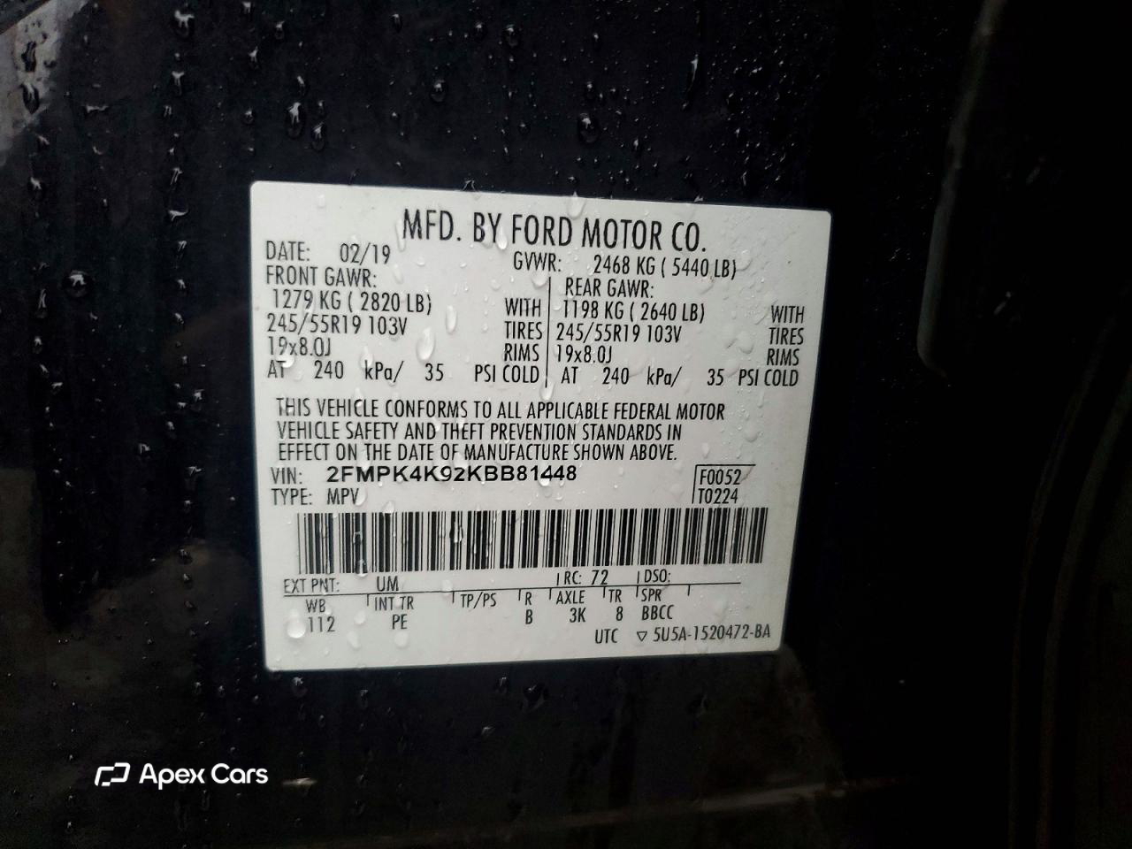 Ford Edge 2019
