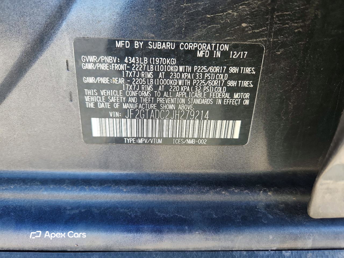 Subaru XV 2018