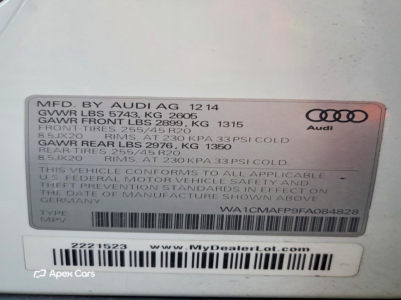Audi Q5 2015
