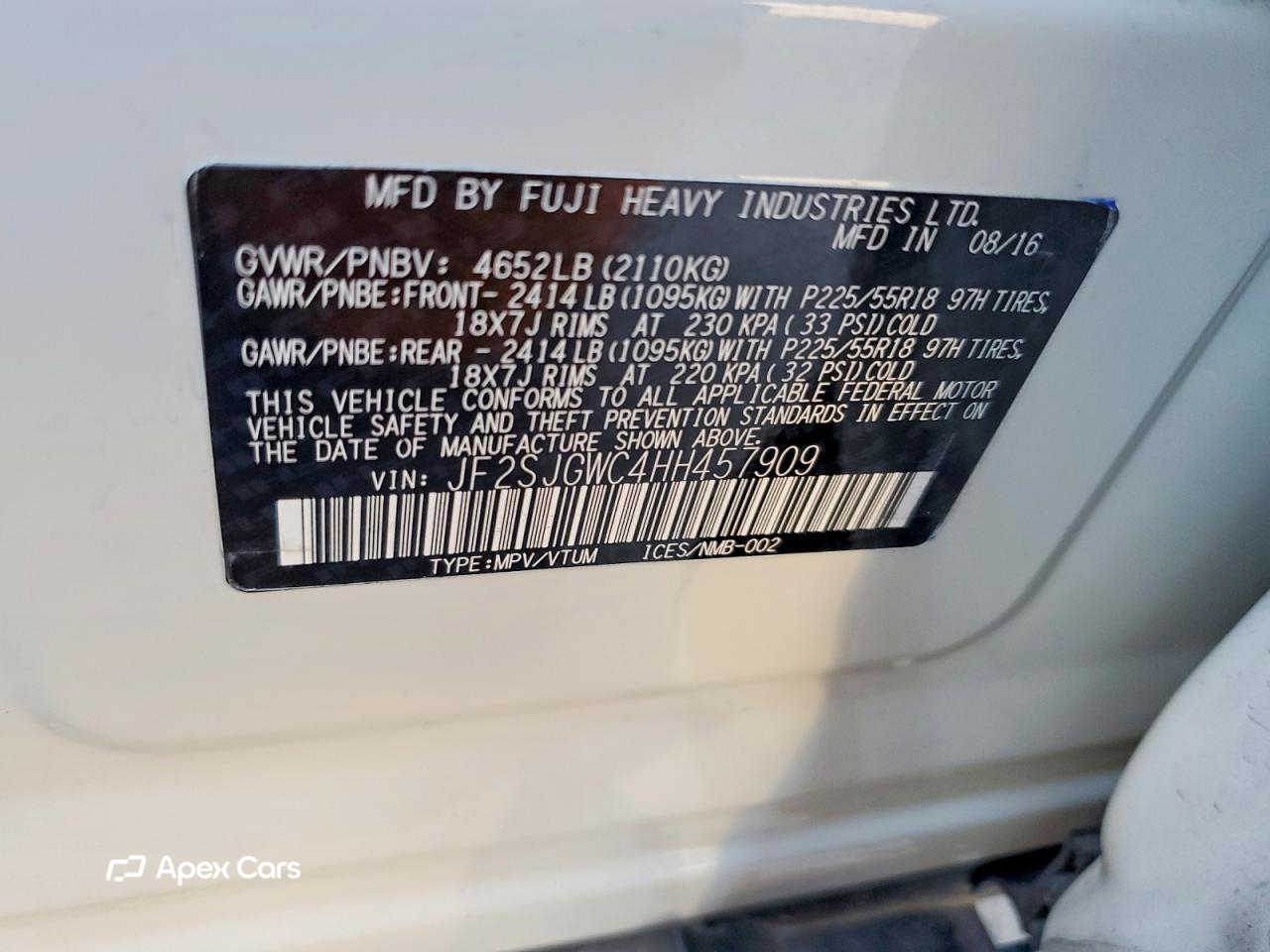 Subaru Forester 2017