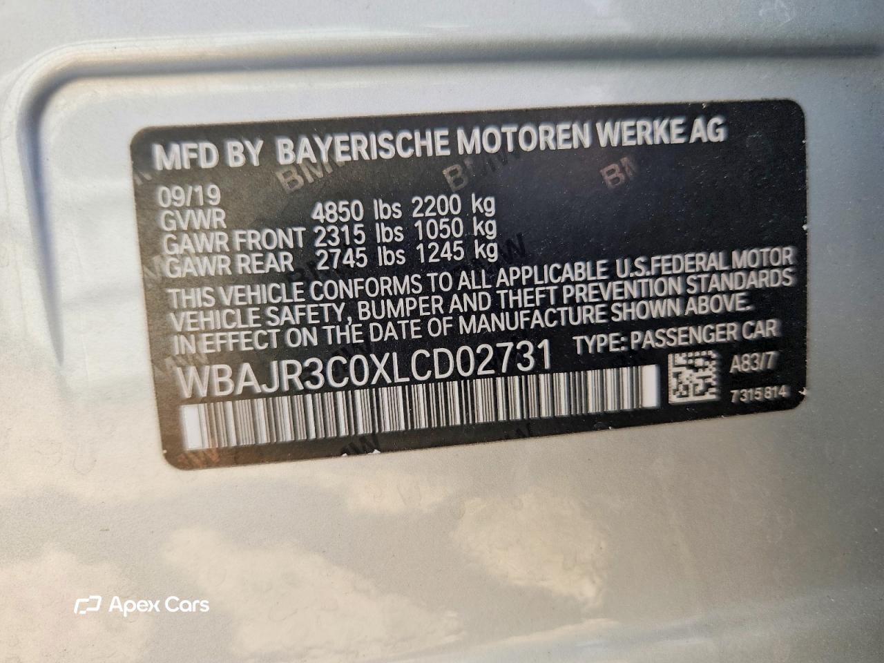 BMW Series 5 2020