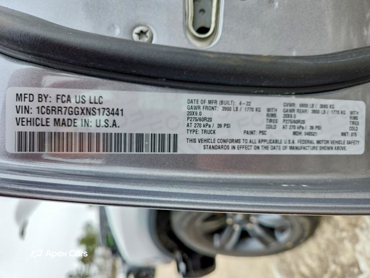 RAM 1500 2022