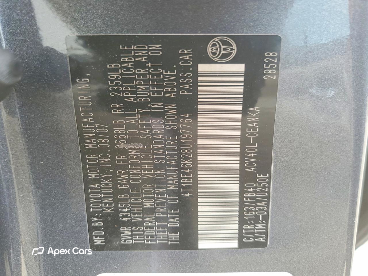 Toyota Camry 2008