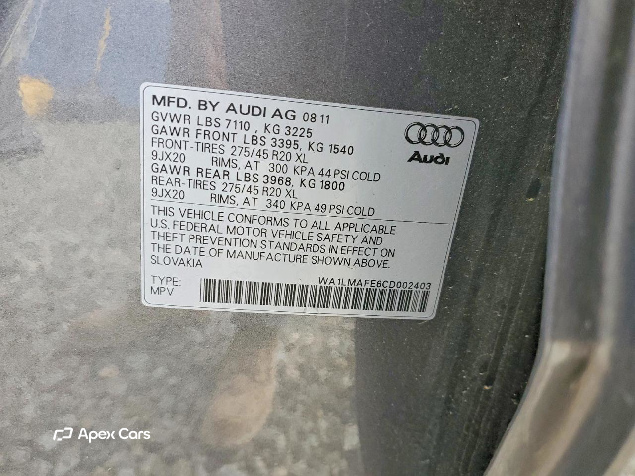 Audi Q7 2012