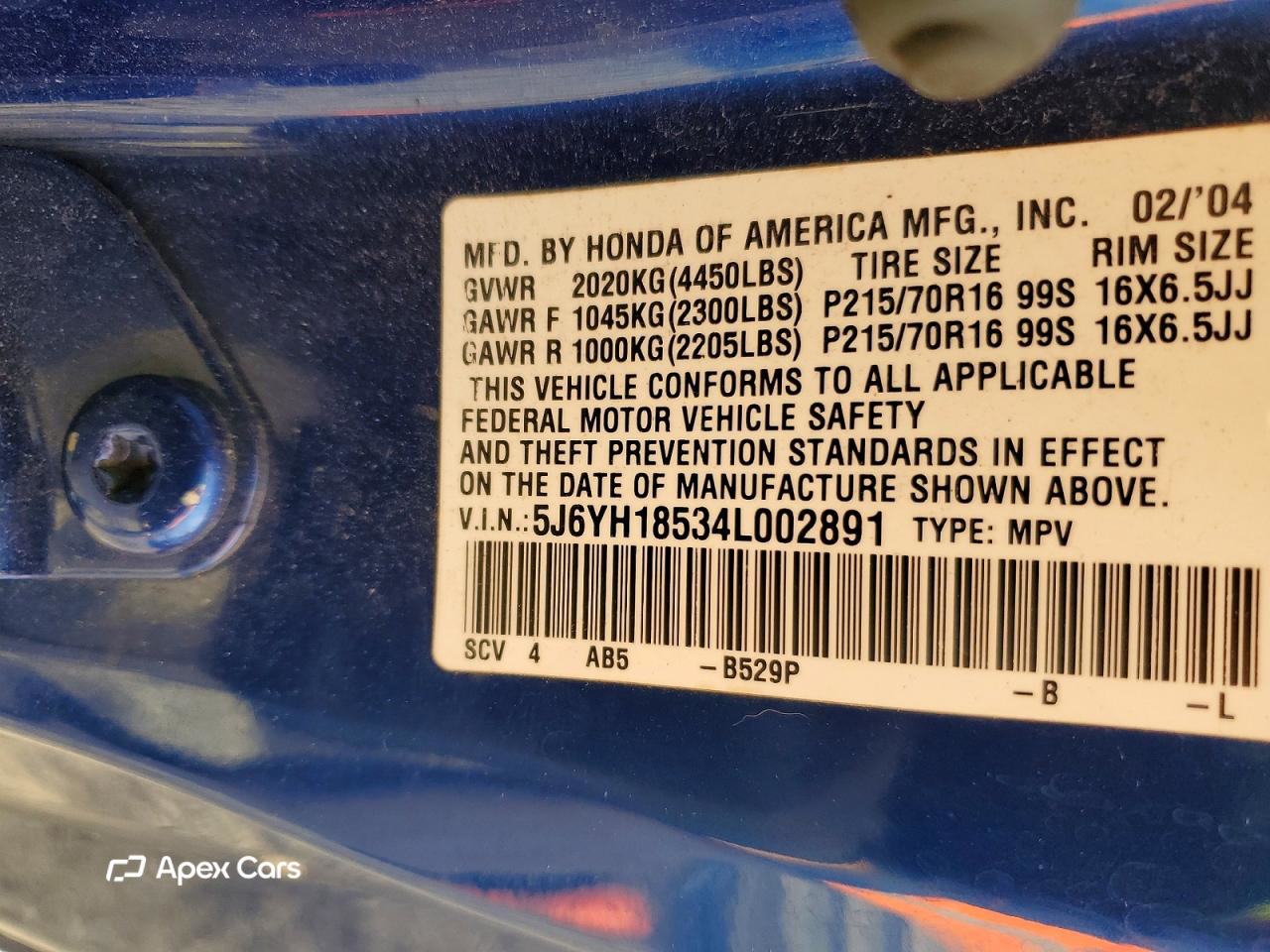 Honda Element 2004