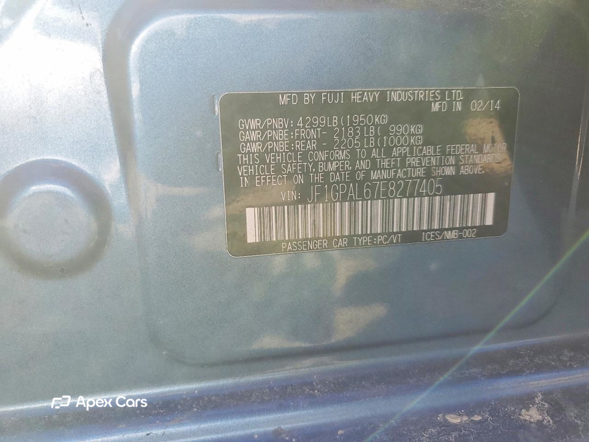 Subaru Impreza 2014