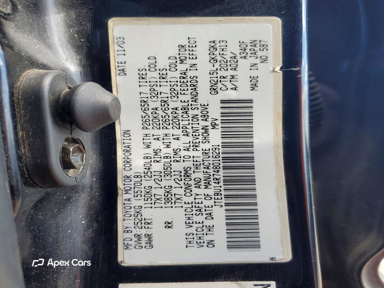 Toyota 4Runner 2004