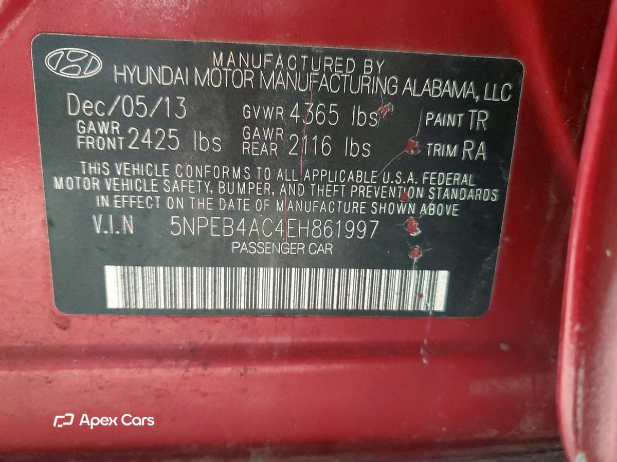 Hyundai Sonata 2014