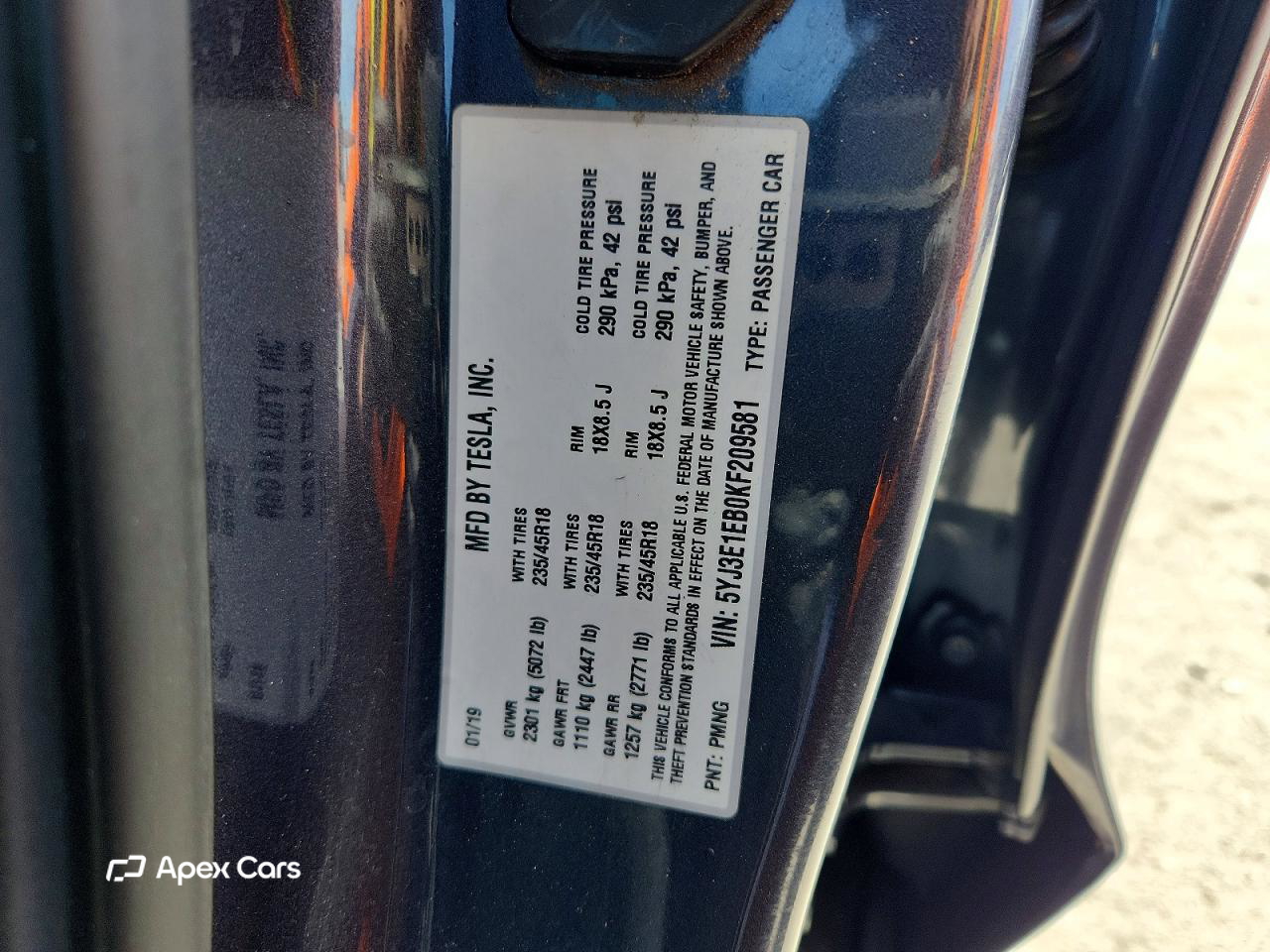 Tesla Model 3 2019