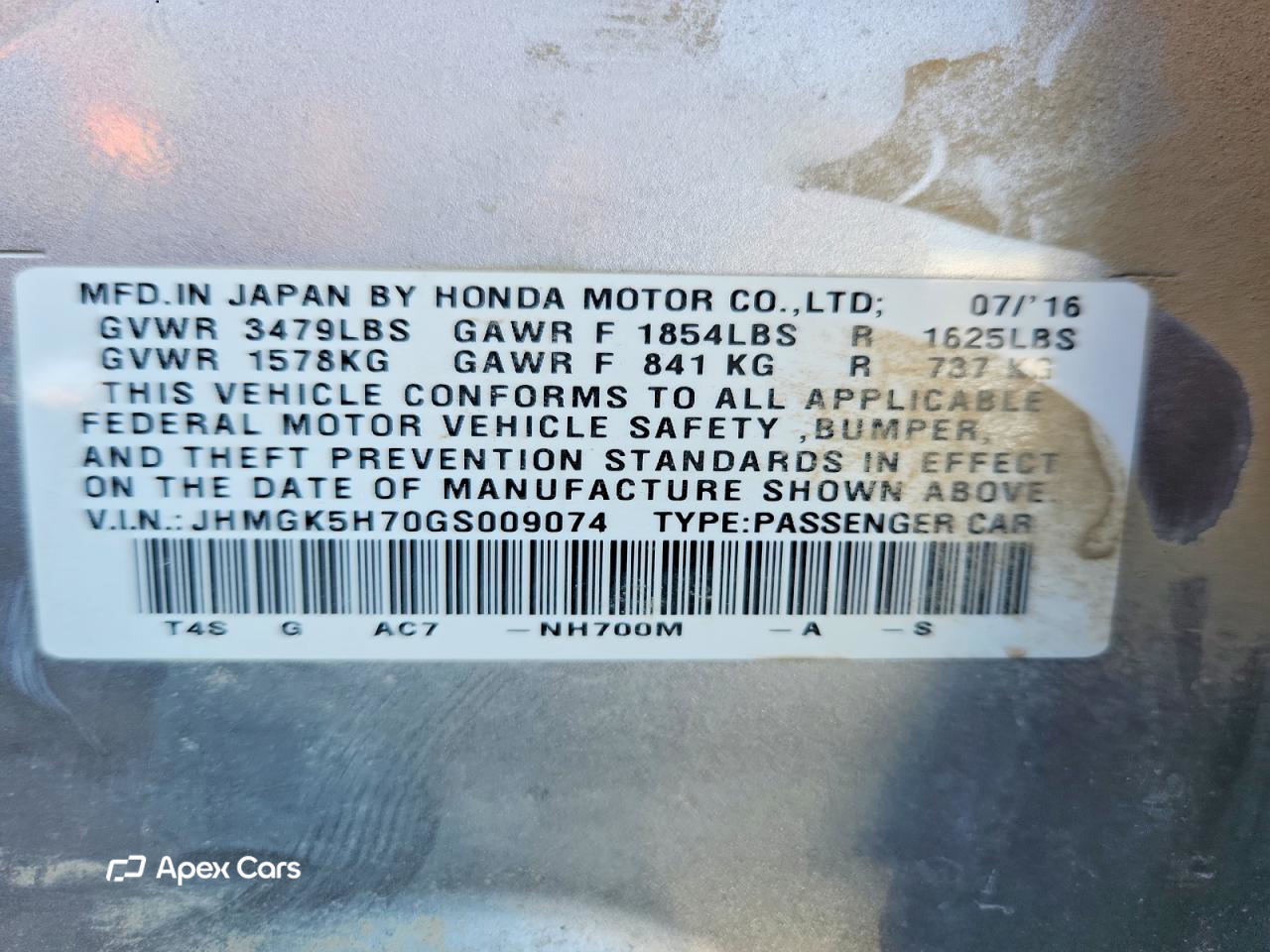 Honda Fit 2016