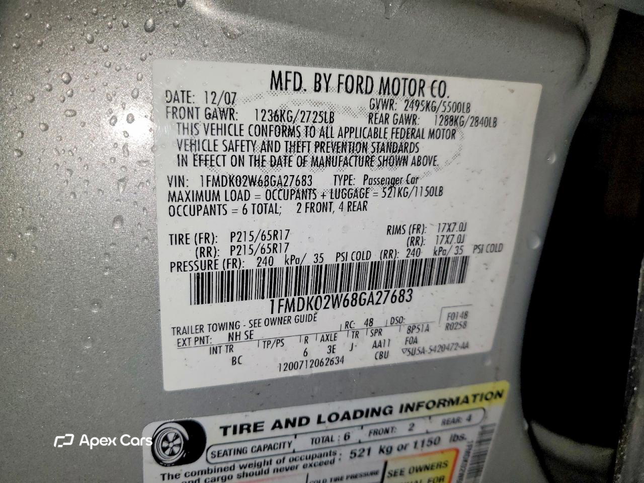 Ford Taurus 2008