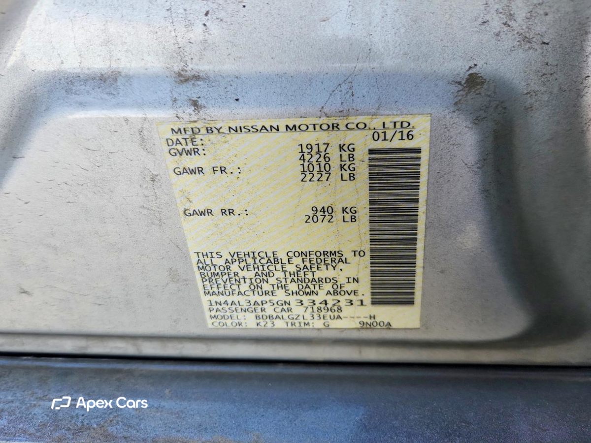Nissan Altima 2016