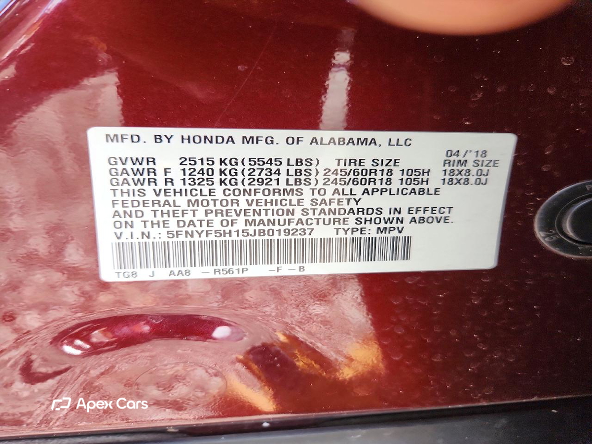 Honda Pilot 2018