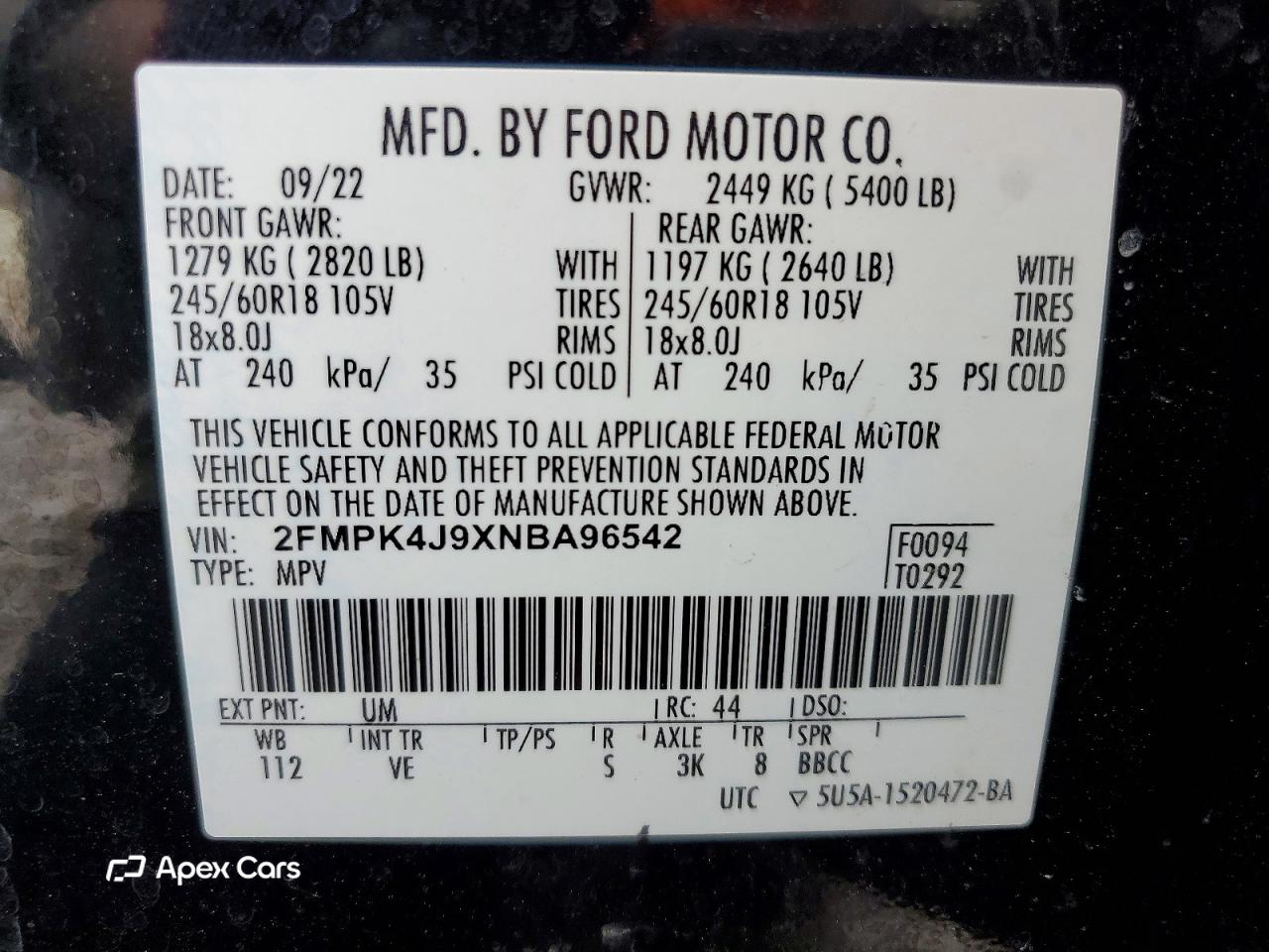 Ford Edge 2022