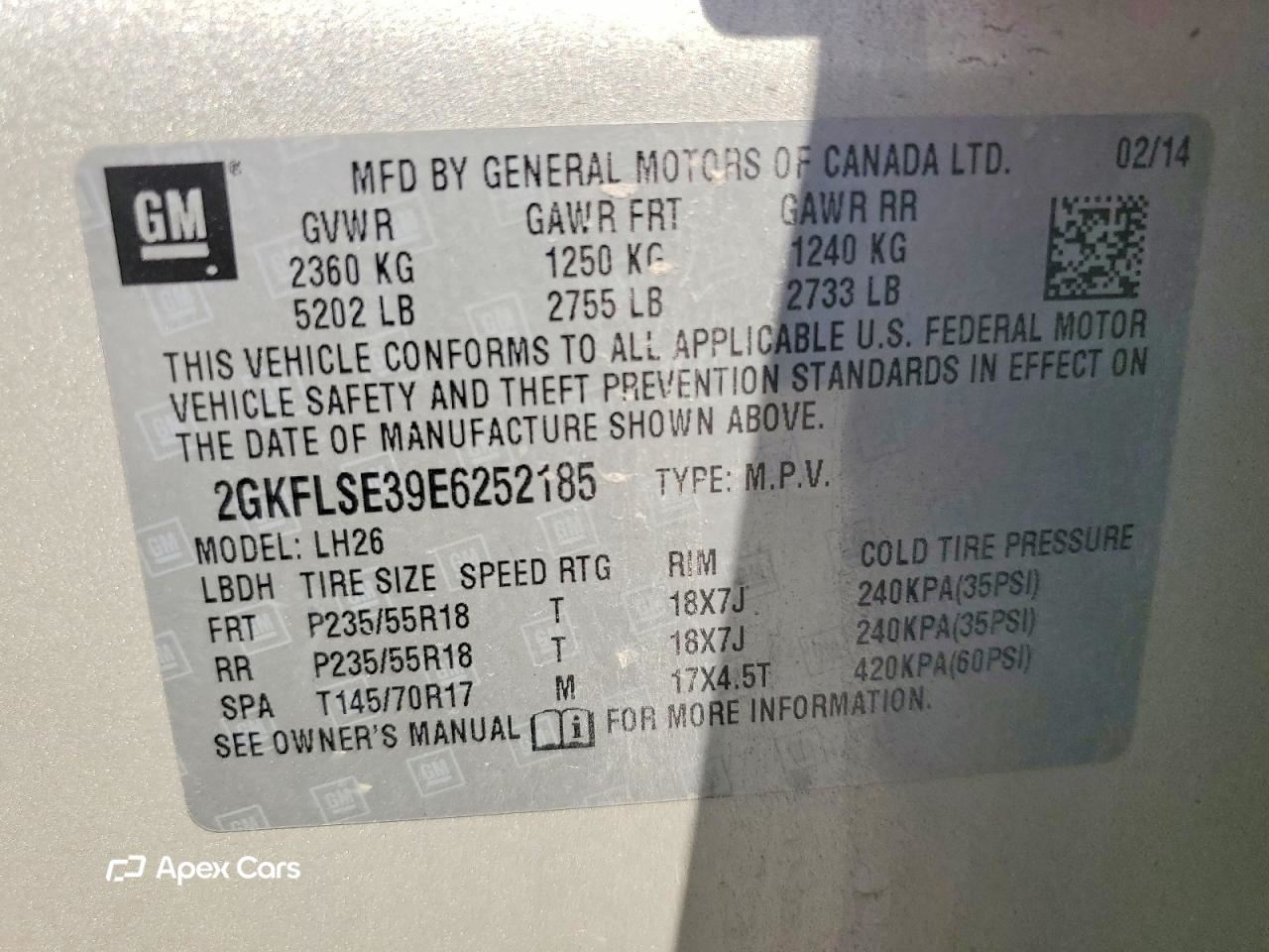 GMC Terrain 2014