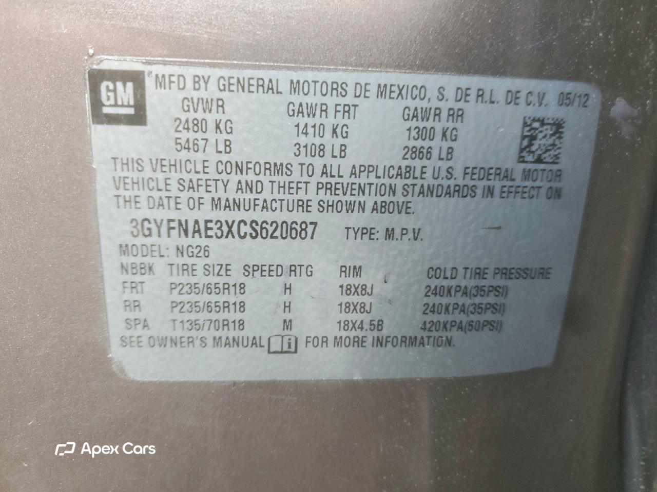 Cadillac SRX 2012