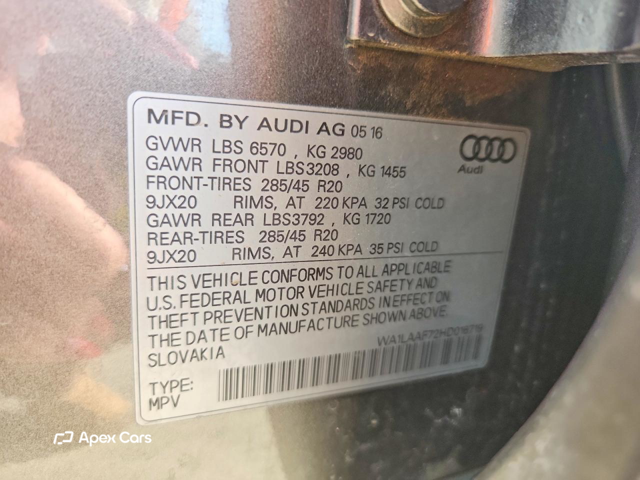 Audi Q7 2017