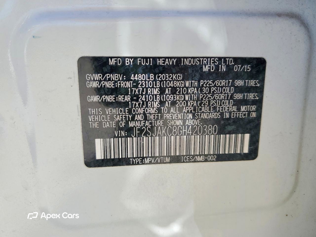 Subaru Forester 2016