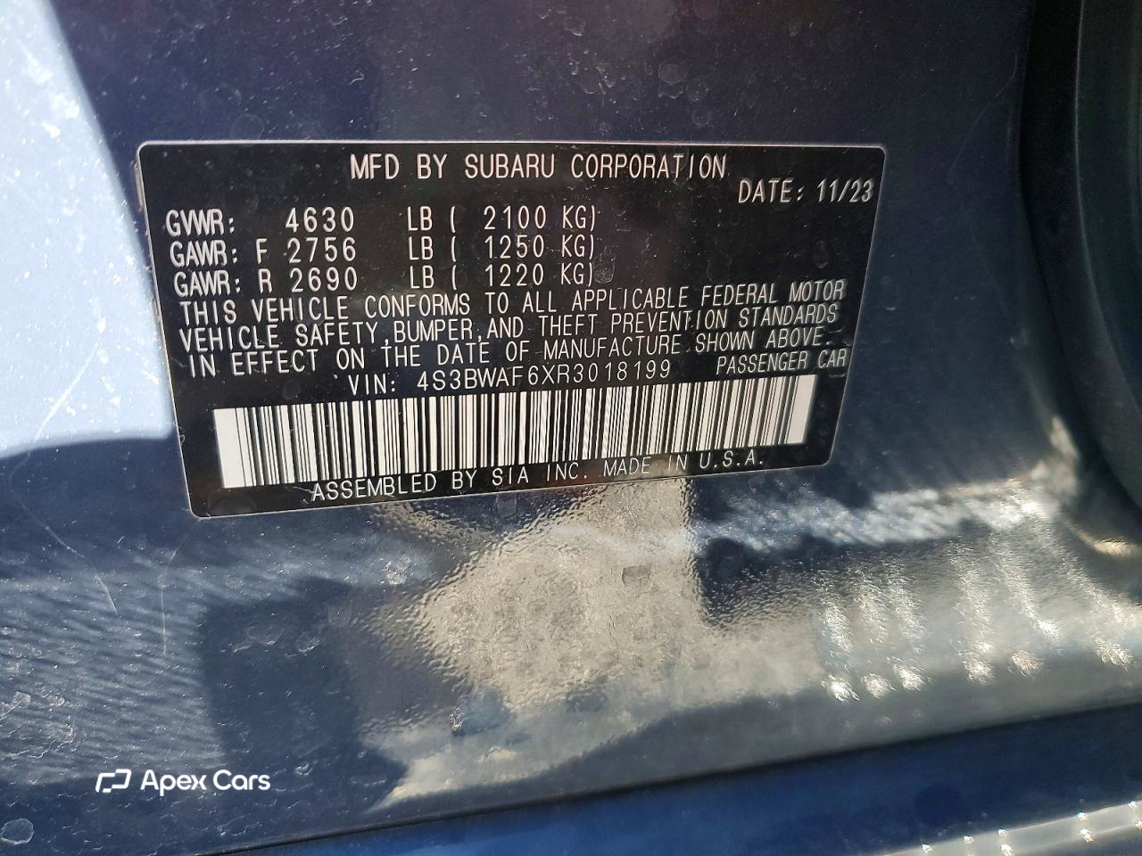 Subaru Legacy 2024