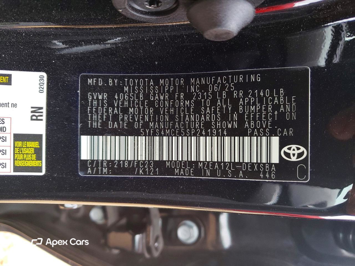 Toyota Corolla 2025