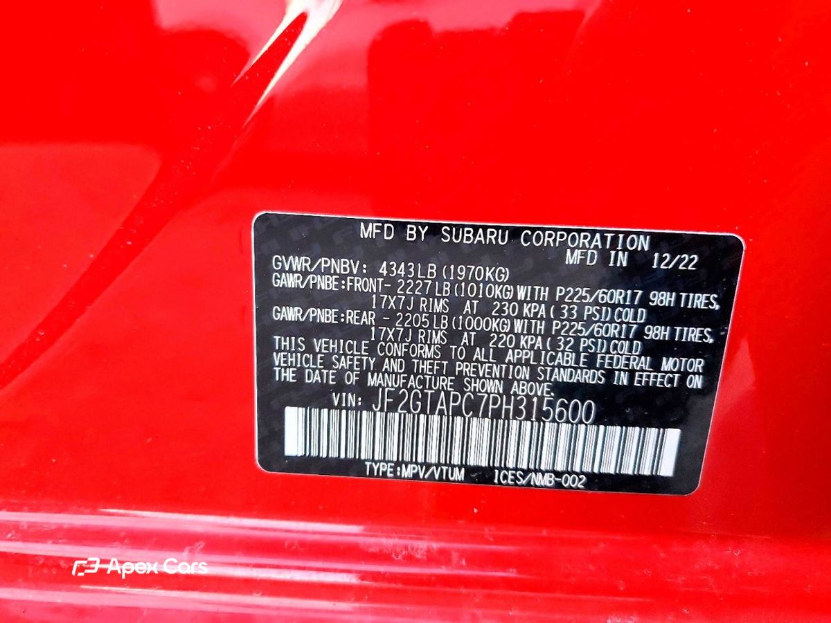 Subaru XV 2023