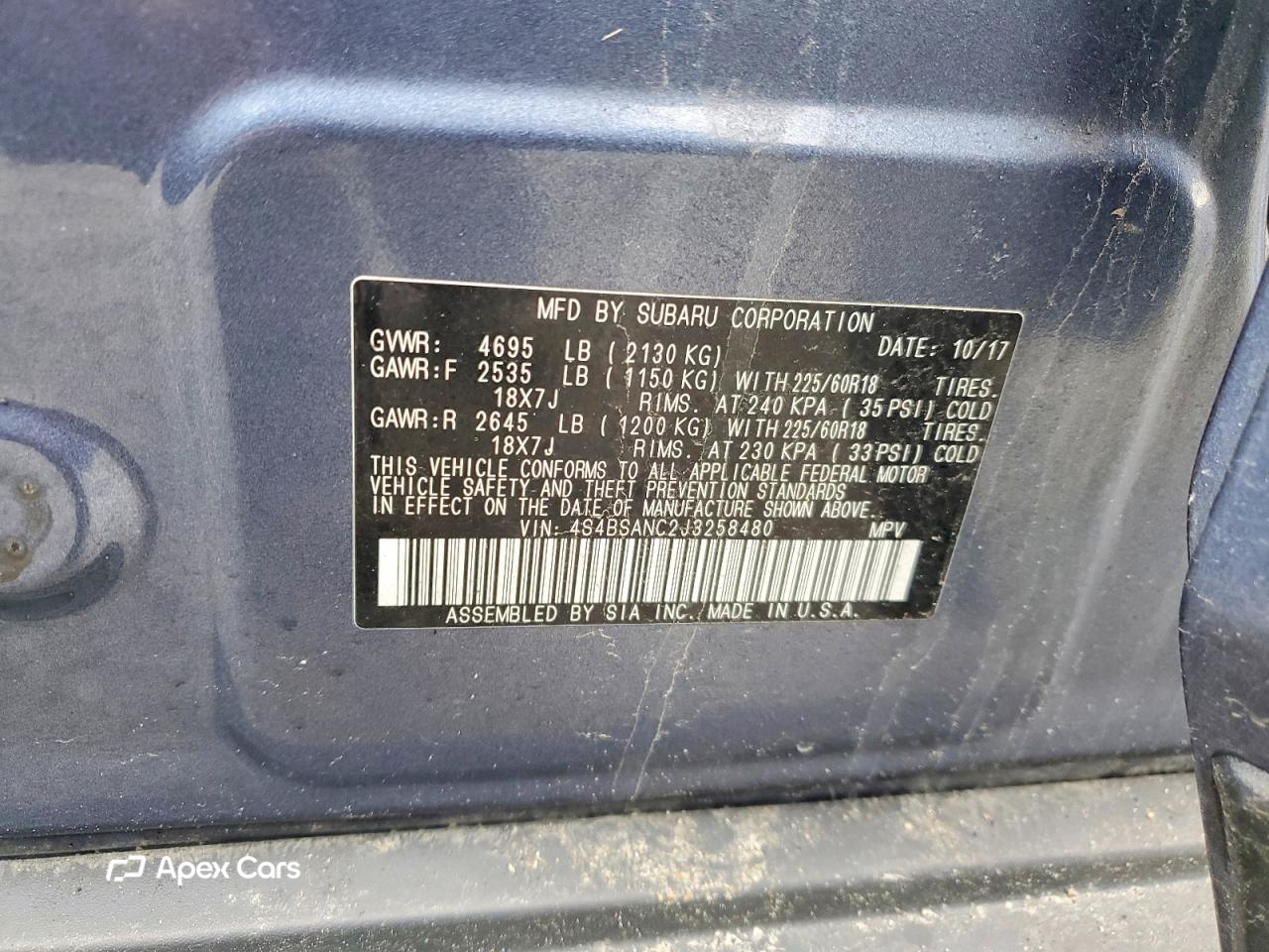 Subaru Outback 2018